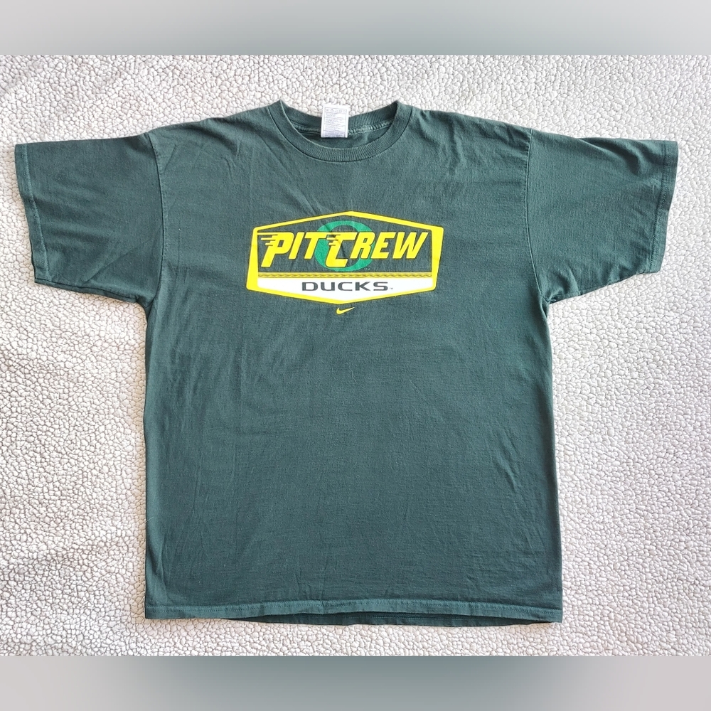 Nike Vintage Oregon Ducks Pit Crew Ducks Spellout Green Size XL